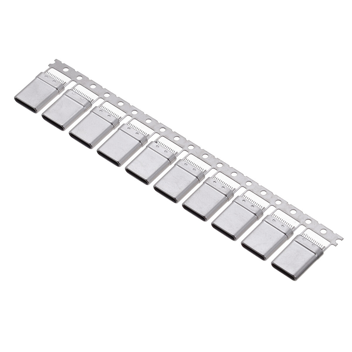 10PCS Type C 3.1 Splint Male 24p Splint 0.8 With Clamp Foot Riveting Shell Full Function