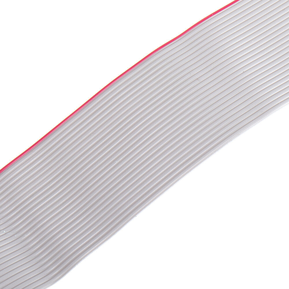 2.54mm FC-24P IDC Flat Gray Cable LED Screen Connected to JTAG Download Cable