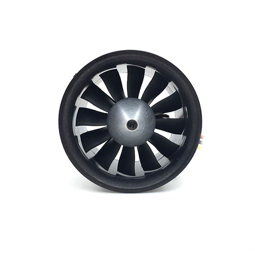 QX-Motor 70mm 12-Blade EDF Unit With QF2827 1800KV 2600KV Brushless Motor For RC Airplane Jet