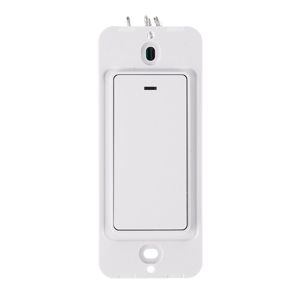 AC100-120V White 120 Keys Mechanical Wifi Smart Switch Smart Speaker Voice Control Support Alexa