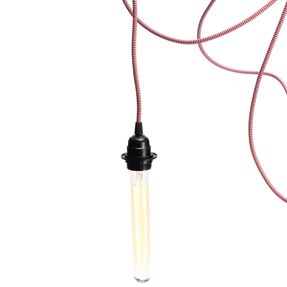E27/E26 Edison Retro Lamp Cap American Standard Three Plug Switch Lamp Cap 110v-220v 4.5m