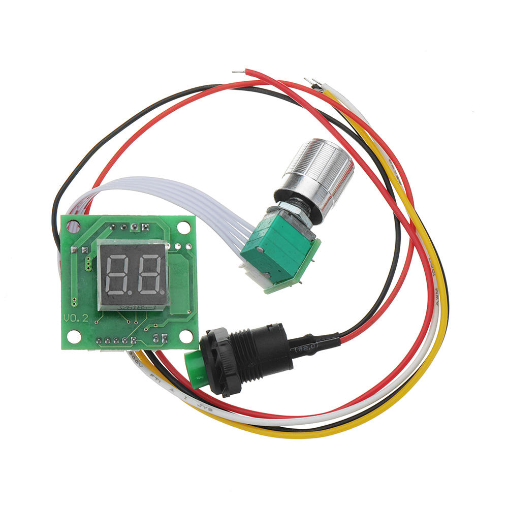 1803DT DC 12V LED Digital Display Timing PWM DC Motor Speed Controller