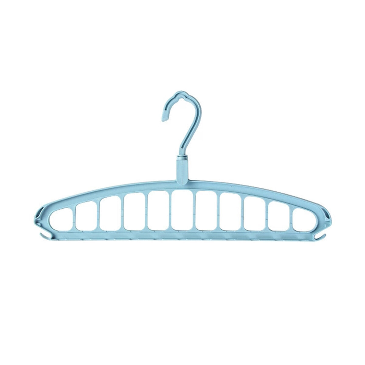 11 Holes Multifunctional Cloth Hanger Clothes Organizer Rack Camping Travel