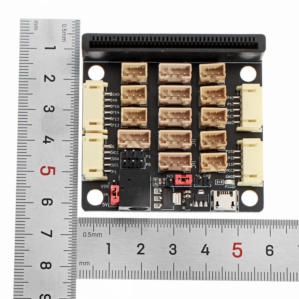 Emakefun DC5V Micro:bit V3.0 PH2.0 Sensor Expansion Board Micro USB Power Supply
