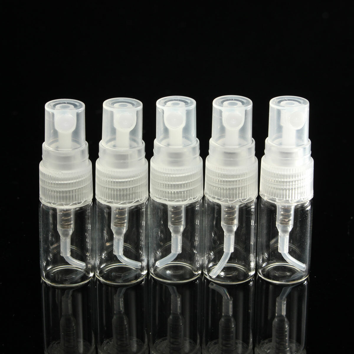 5pcs Atomizer Pump Glass Spray Bottle Perfume Bottle Empty Bottle 2/3/5/10ml
