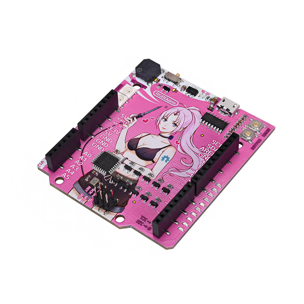 3Pcs RGBDuino UN0 V1.2 Jenny Development Board ATmega328P Chip CH340C VS UN0 R3 Upgrade for Raspberry Pi 4 Raspberry Pi 3B Geekcreit for Arduino