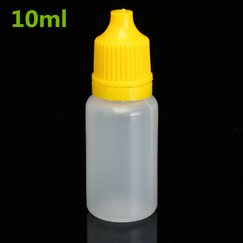 5-100ml Empty Plastic Dropper Bottles
