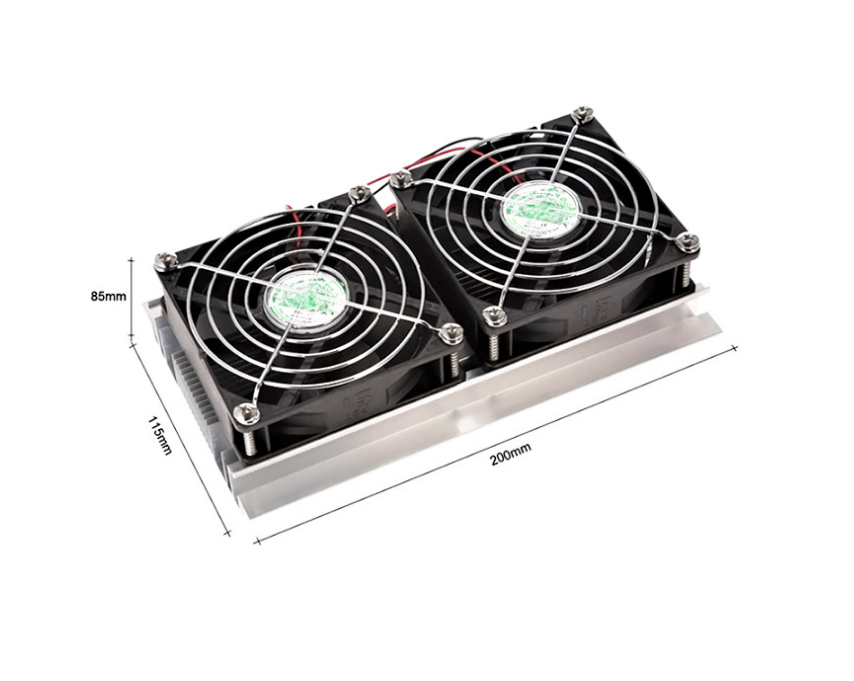 Semiconductor Refrigeration System Kit DIY Small Refrigerator Kit Cooling Equipment Heat Exchanger