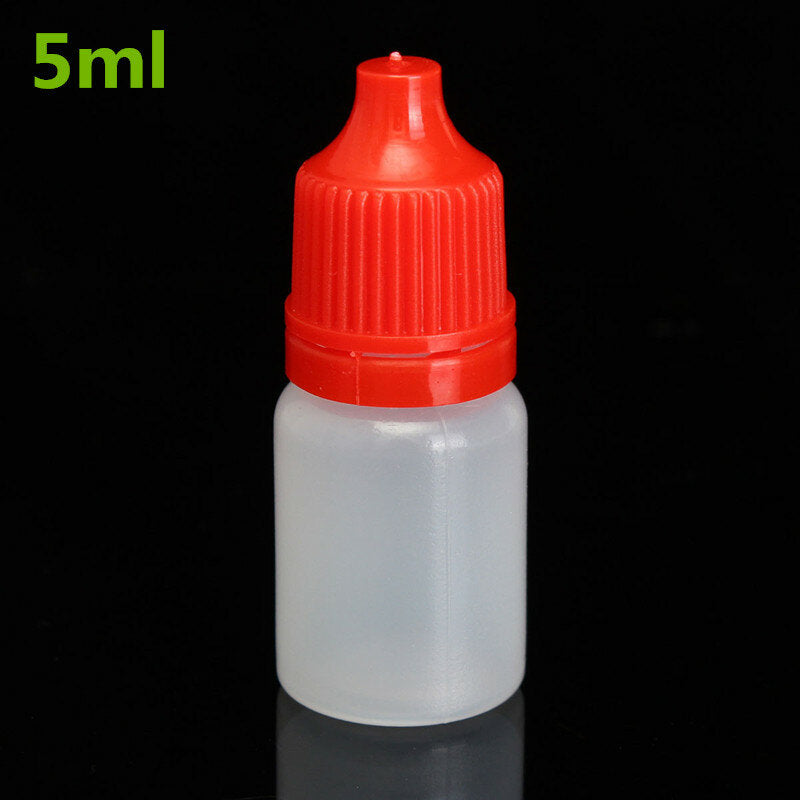 5-100ml Empty Plastic Dropper Bottles