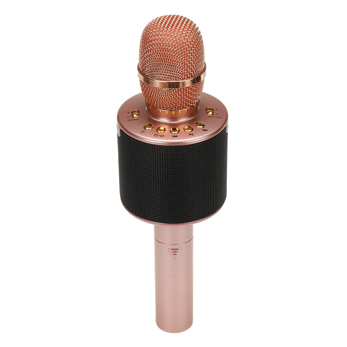Bakeey D03 Wireless Microphone bluetooth Speaker HIFI TF Card AUX-In Luminous 2600mAh Music Player Recorder for K Songs Karaoke KTV Singing