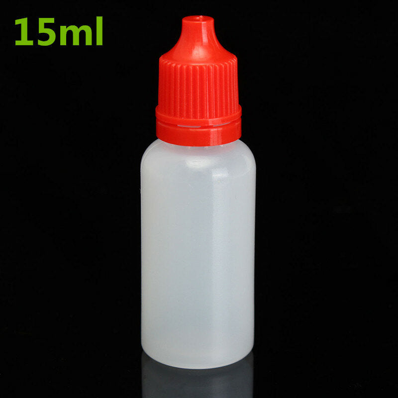 5-100ml Empty Plastic Dropper Bottles