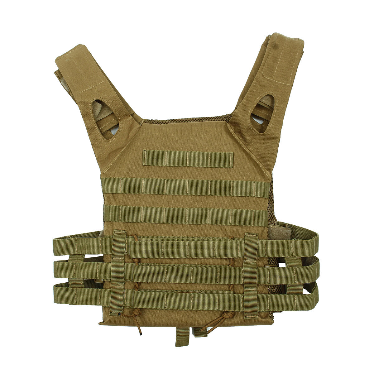 Outdoor Molle System Tactical Vest Ultra-Light Breathable Adjustable Armor Plate Vest with Pouches