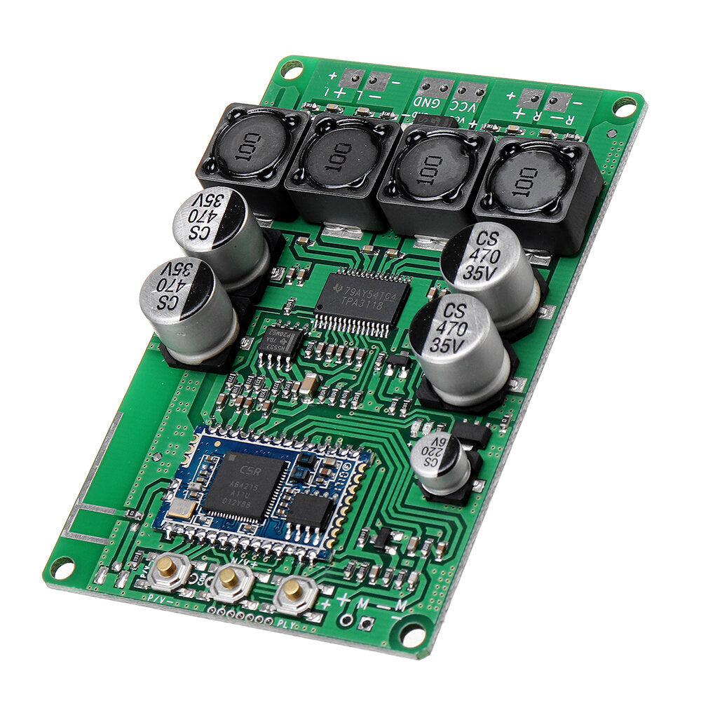 CSRA64215 TWS 4.2 bluetooth Receiver 2x30W TPA3118 Amplifier Audio Board Amplificador 8Ohm Speaker for APTX