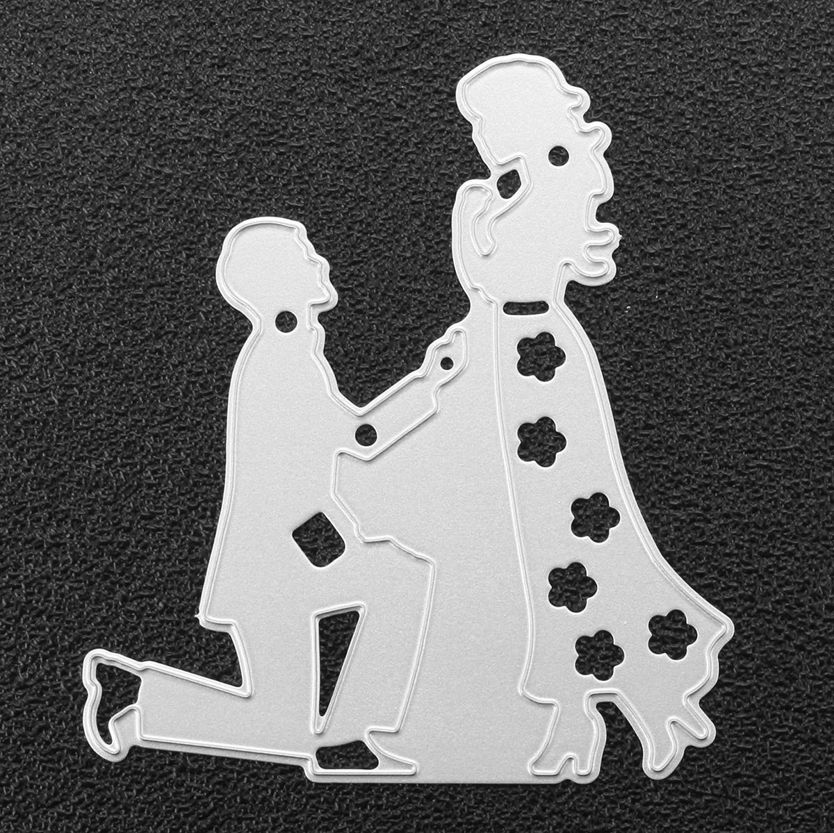 Newlyweds Scrapbook DIY Photo Album Card Paper Diary Craft Maker Metal Die