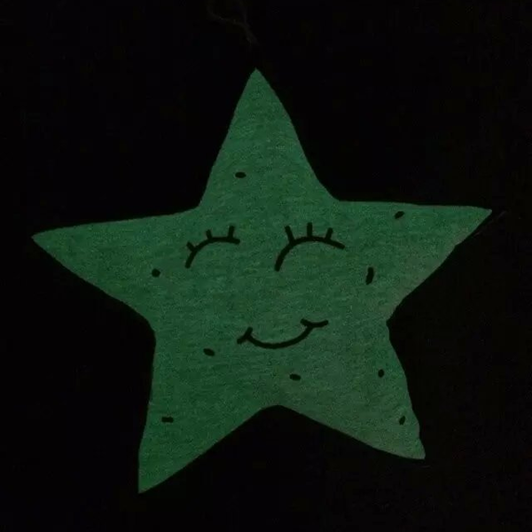 Creative Luminous Star Moon Ghost Light Bulb Plush Throw Pillow Noctilucence Cushion Gifts