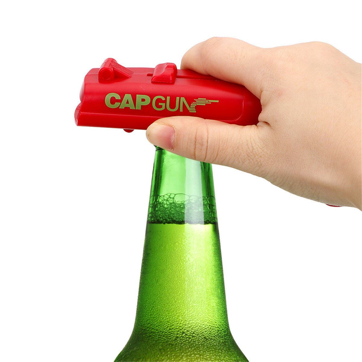 SAFETYON 3 Piece Cap, Bottle Opener, Launcher Tool, for Party Drinking Game Gift - Shoots Over 5 Meters