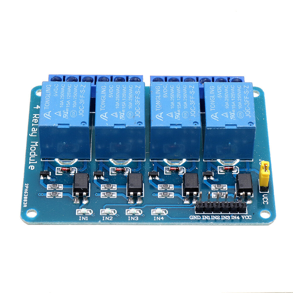 Geekcreit 5V 4 Channel Relay Module For PIC ARM DSP AVR MSP430 Geekcreit for Arduino - products that work with official Arduino boards