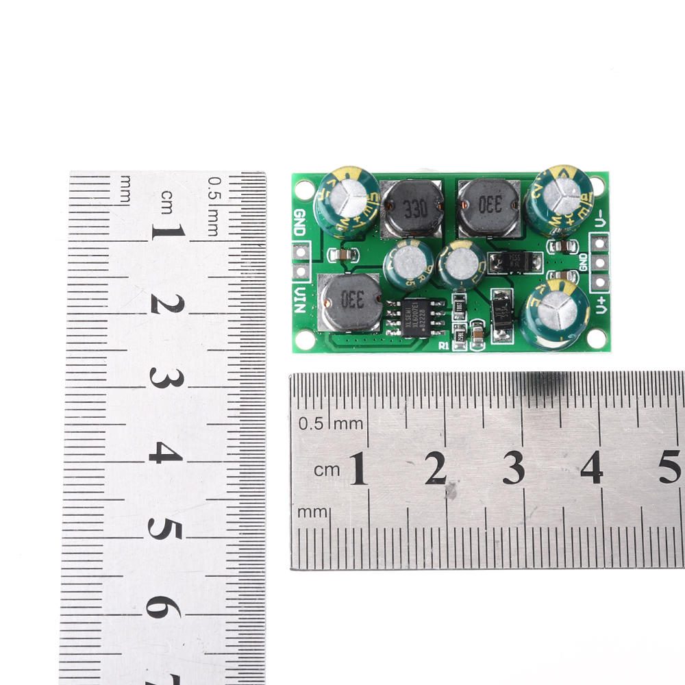 5pcs 2 in 1 8W 3-24V to 10V Boost-Buck Dual Voltage Power Supply Module for ADC DAC LCD OP-AMP Speaker