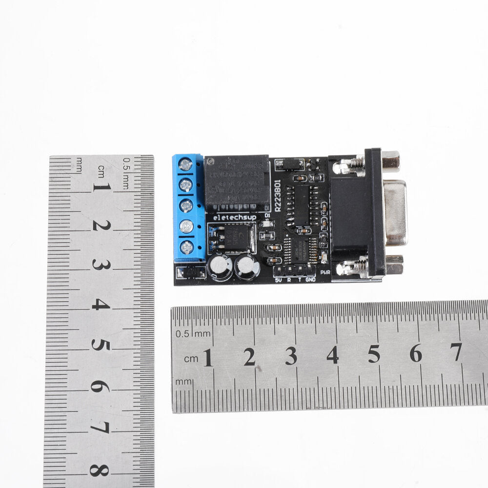 3pcs DC 12V RS232 Serial Port Delay Relay Switch Module PC COM DB9 ARM MCU UART Remote Control Board