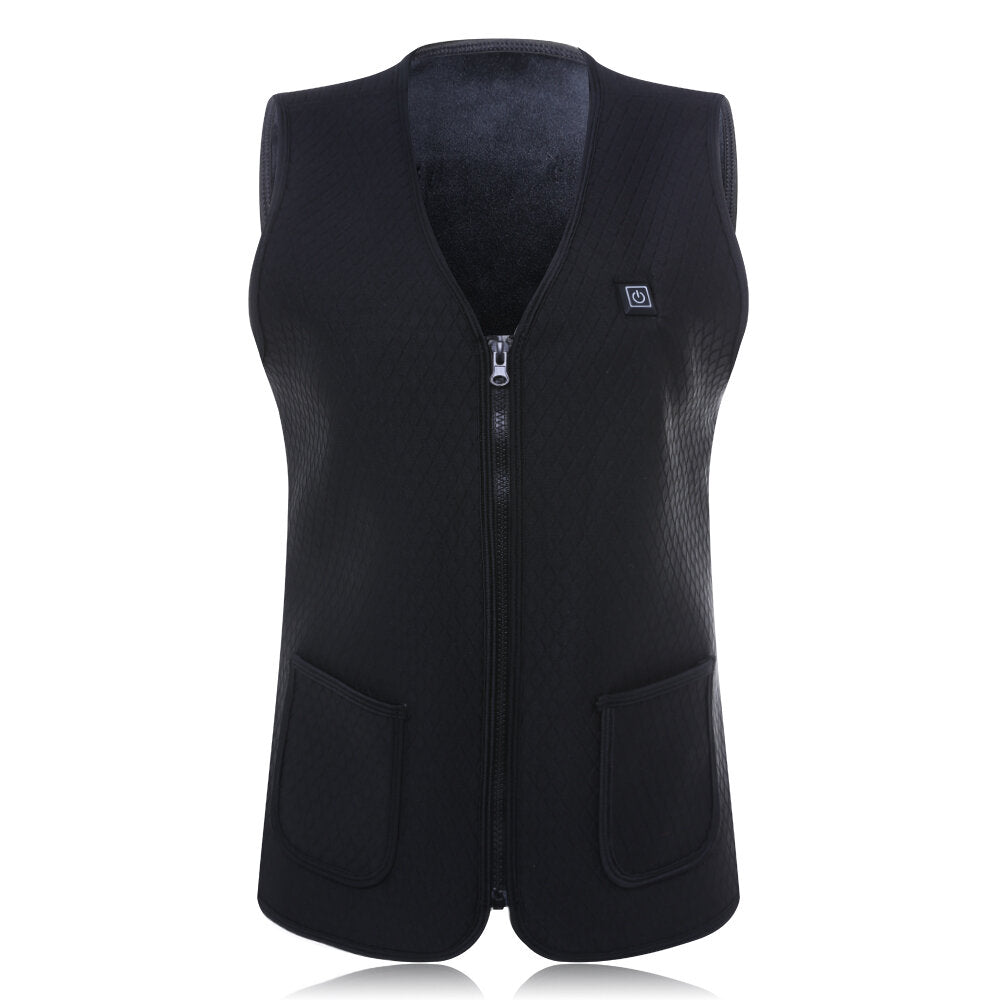 TENGOO Warm-W2 Women's Electric Heated Vest USB/DC Charging Washable Winter Warm Clothes