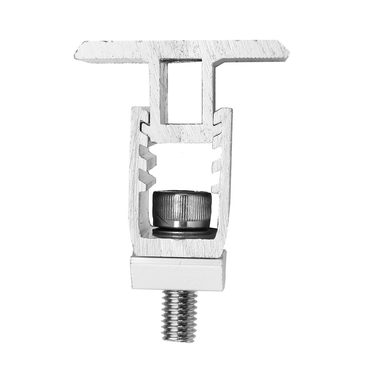 2Pcs Aluminum Alloy Solar Panel Mounting Bracket 19mm-29mm Adjustment Range for Framed Solar Panel