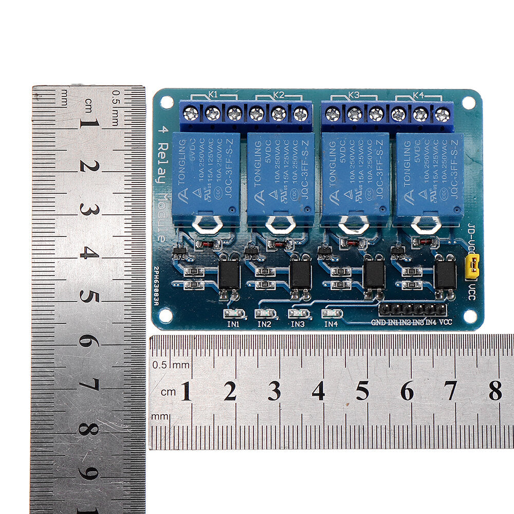 Geekcreit 5V 4 Channel Relay Module For PIC ARM DSP AVR MSP430 Geekcreit for Arduino - products that work with official Arduino boards