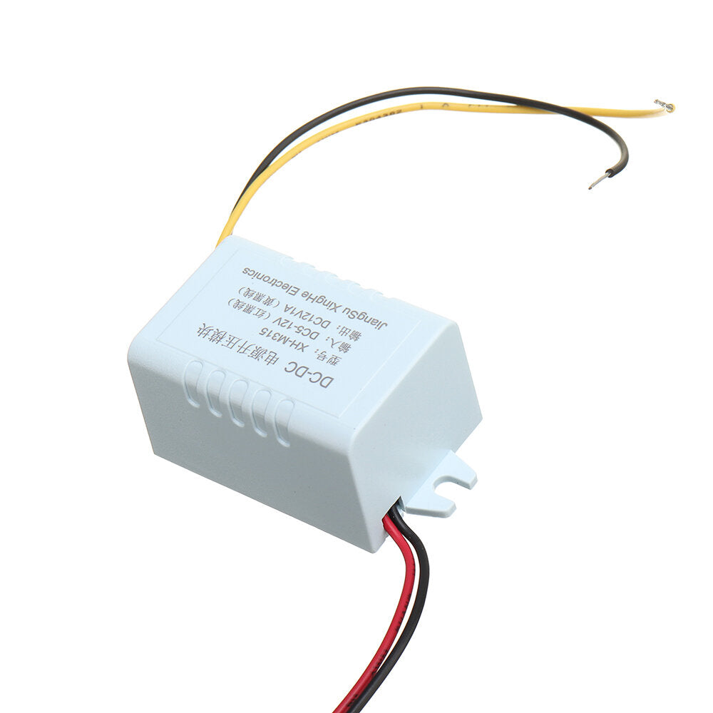 XH-M315 Boost Module DC5-12V to DC12V 1A Power Board USB to 12V