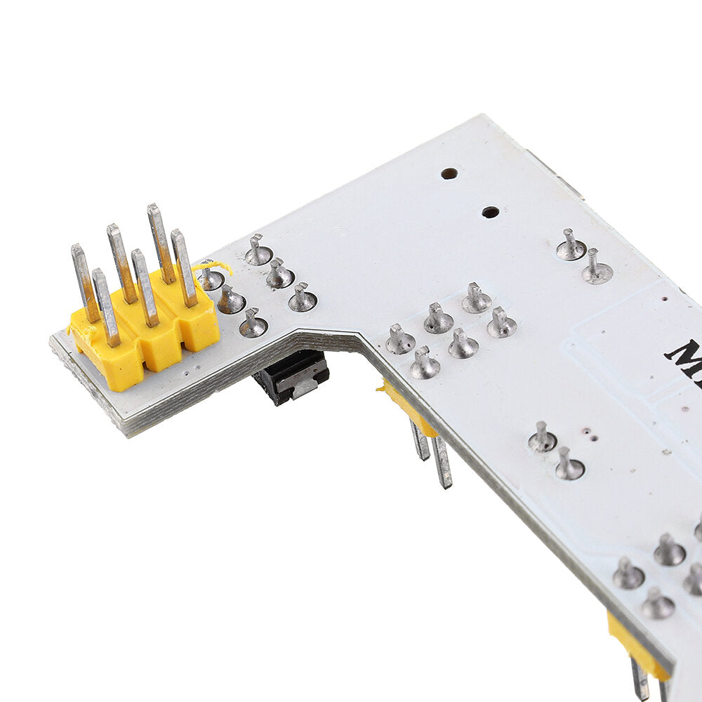5Pcs MB102 2 Channel 3.3V 5V Breadboard Power Supply Module White Breadboard Dedicated Power Module MB-102 Solderless Bread Board