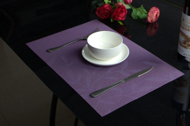 Washable Placemat for Dining Table Creative Heat Insulation Stain Resistant Anti-skid Eat Mats