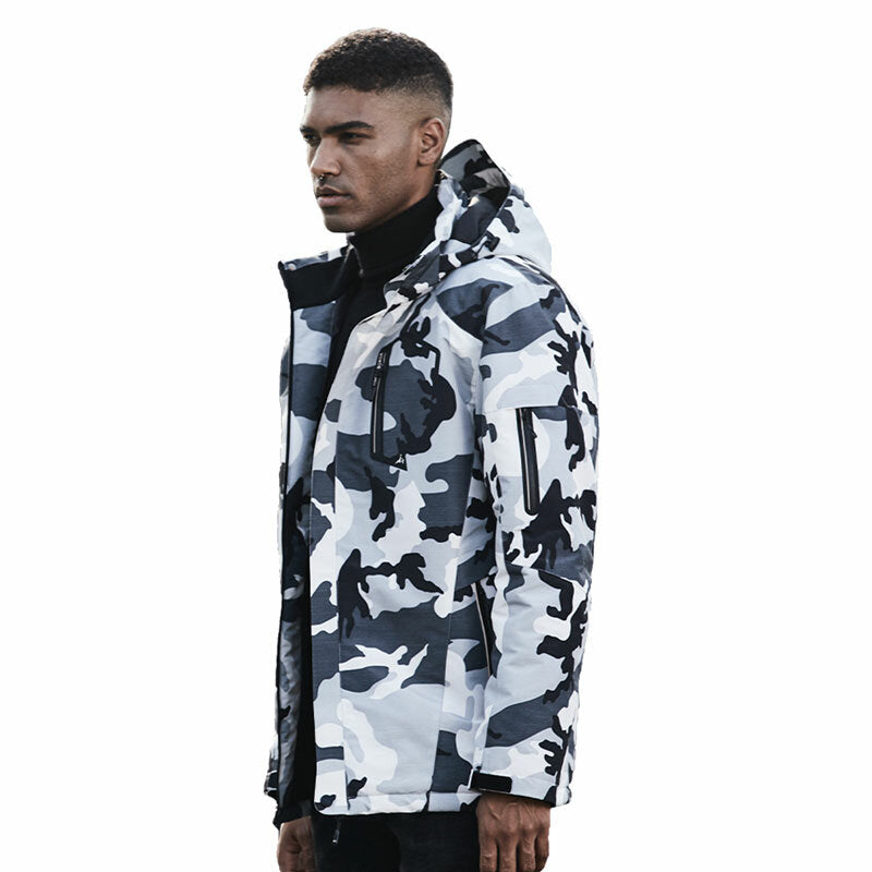 3Modes USB Electric Heated Coats Outdoor Waterproof Men Hooded Heating Jacket Thermal Winter Warm Clothes
