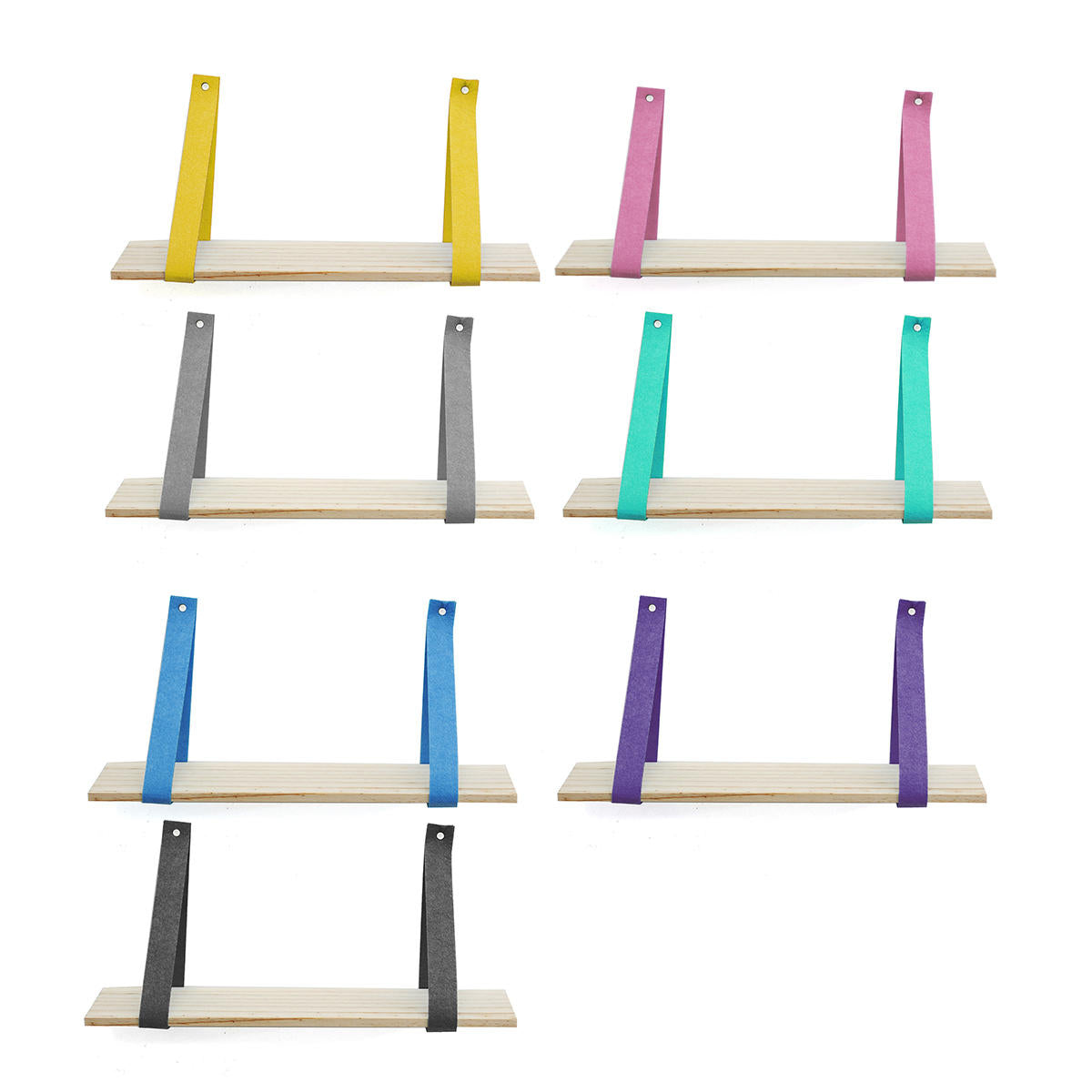 Hanging Wall Shelf Vintage Storage Floating Bookshelf Home Decorations