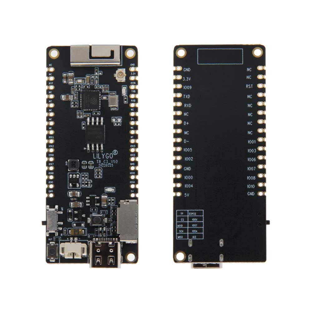 LILYGO T8-C3 ESP32-C3 Development Board Wifi Bluetooth V5.0 Wireless Module Supports TF with 3D Antenna