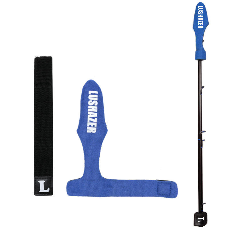 2Pcs/Set Easy Fishing Tackle Fishing Rod Band Covers Accessories Pole Glove Clothes Protector