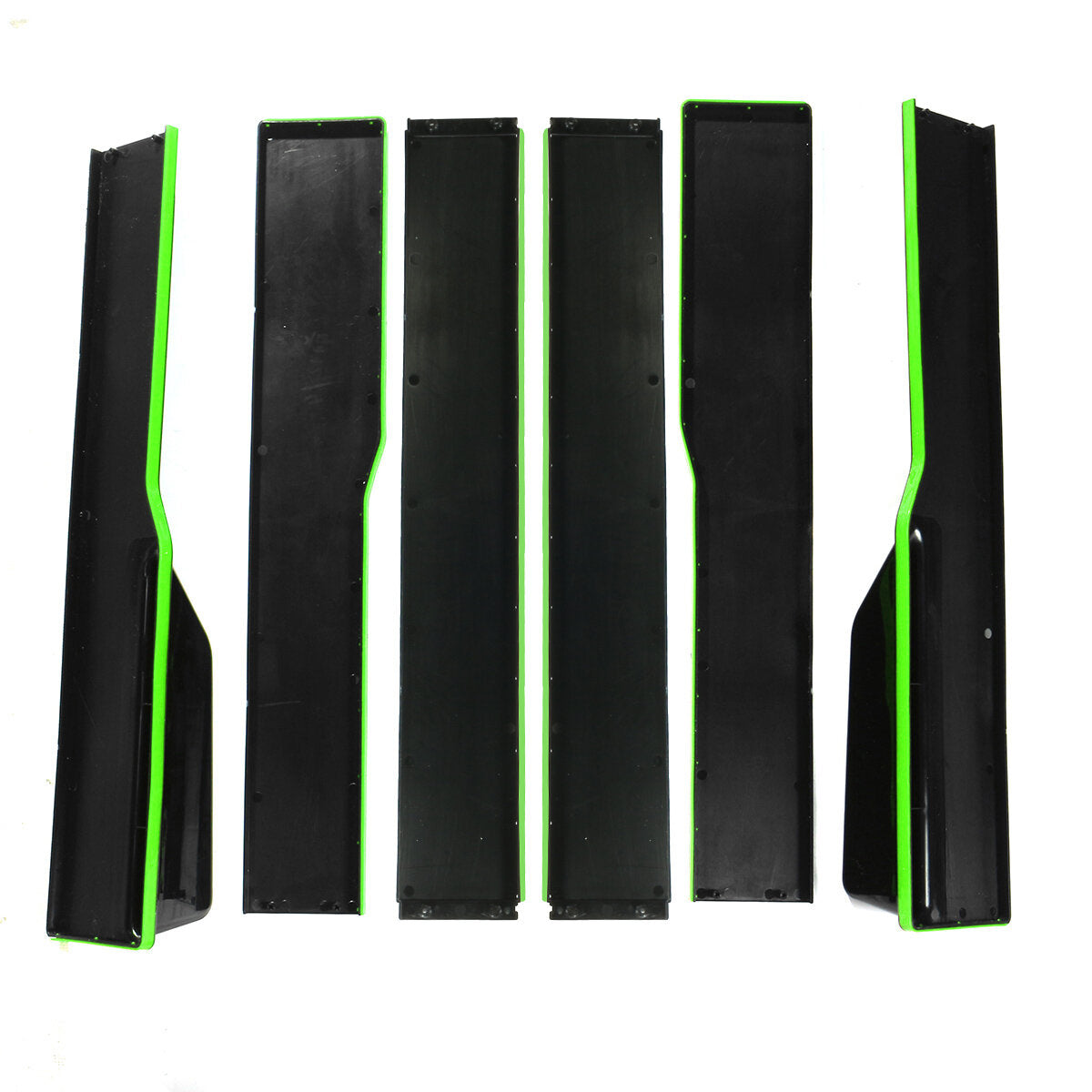For Dodge Challenger SRT R/T Scat Pack 86.6 Inch Side Skirt Extension Rocker Panel Green Line