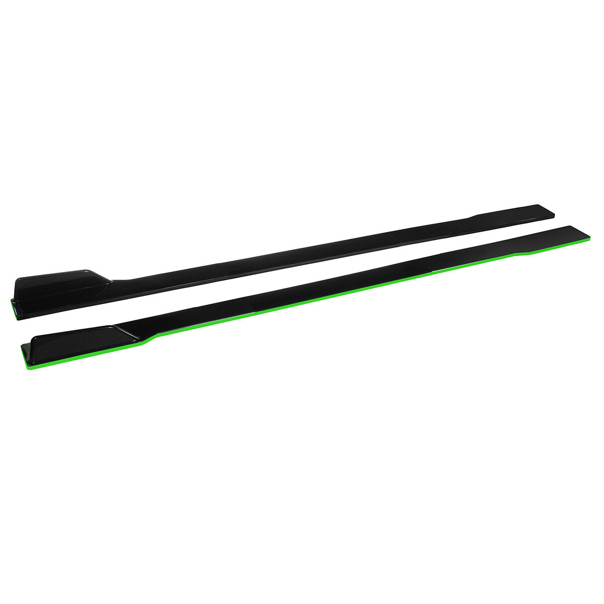 For Dodge Challenger SRT R/T Scat Pack 86.6 Inch Side Skirt Extension Rocker Panel Green Line