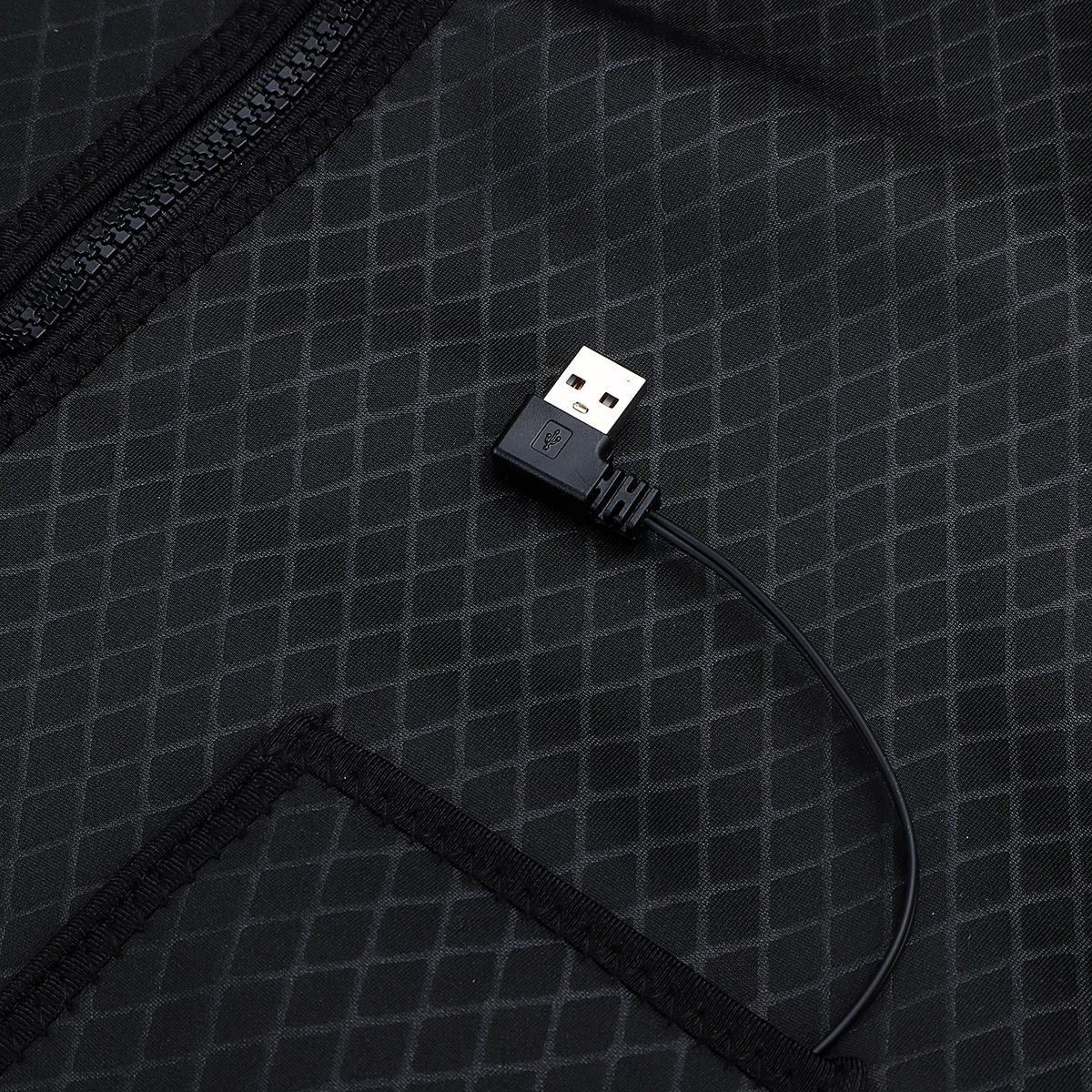 Electric 5V USB Heated Warm Cotton Vest Men Women 3S Warm Infrared Heating Coat Jacket