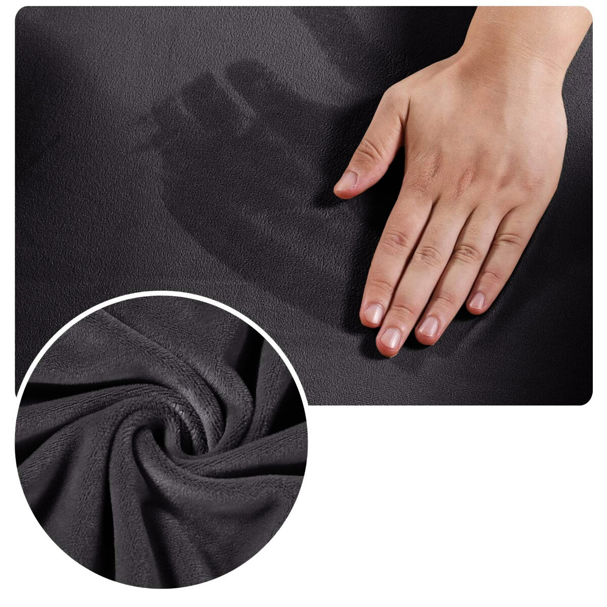 4 Seater Velvet Sofa Cover Solid Colour Thickened Plush Anti-slip Super Soft Sofa Protector Home Chair Cover