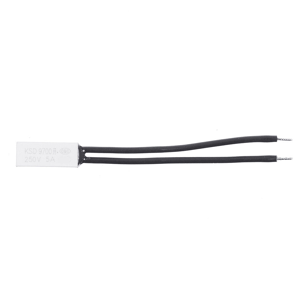 Normal Open KSD9700 250V 5A 50 55 60 90 130 Plastic Thermostatic Temperature Sensor Switch NO