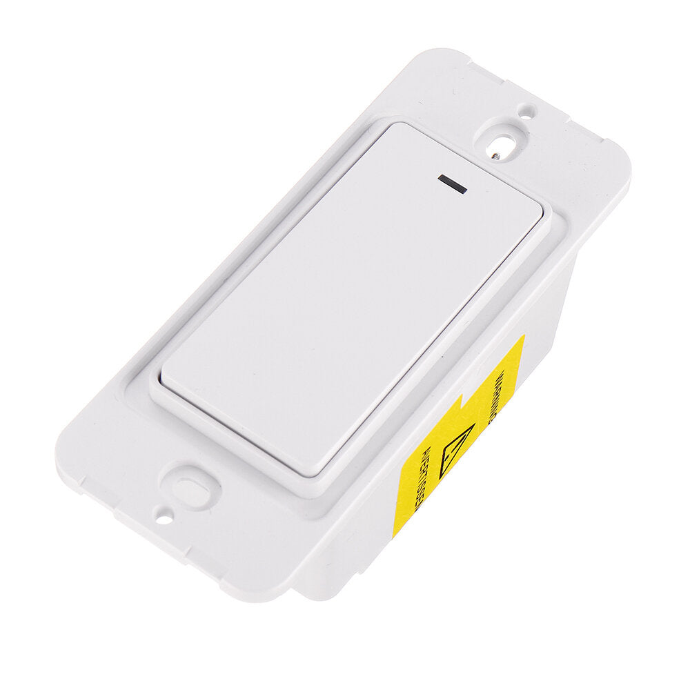 AC100-120V White 120 Keys Mechanical Wifi Smart Switch Smart Speaker Voice Control Support Alexa