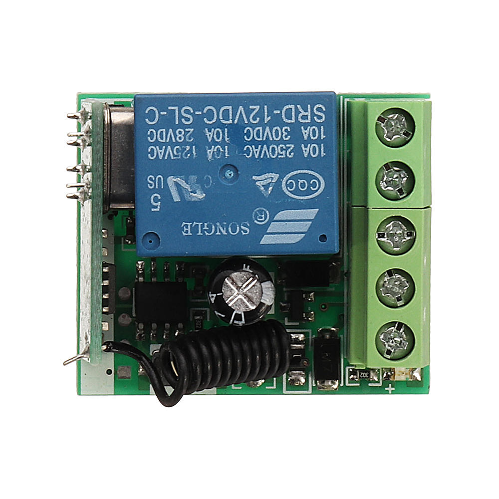 12V 1 Channel 1CH Learning Remote Control Switch Wireless Modification Button Transmitter
