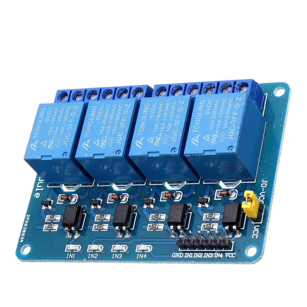 Geekcreit 5V 4 Channel Relay Module For PIC ARM DSP AVR MSP430 Geekcreit for Arduino - products that work with official Arduino boards