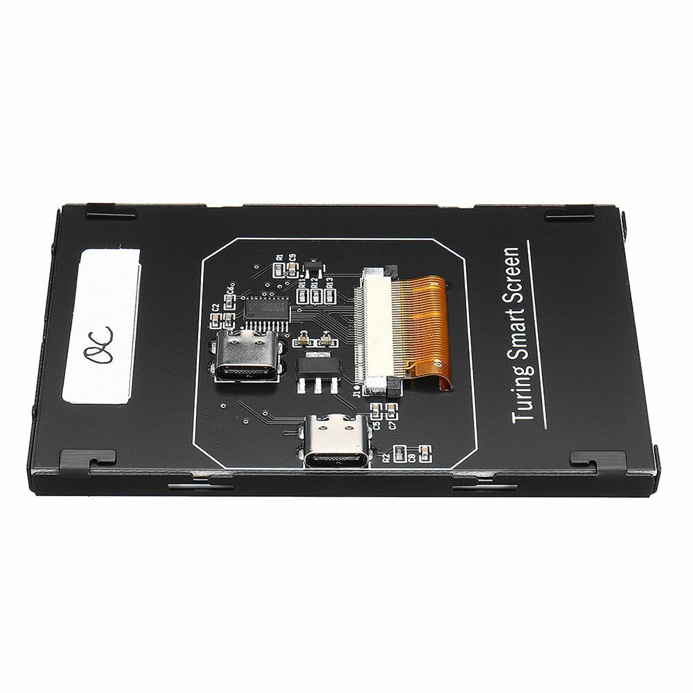 Computer Monitor for Mini ITX Case 3.5" IPS TYPE-C Secondary Screen CPU GPU RAM HDD USB Display AIDA64 +Stand + USB Hub