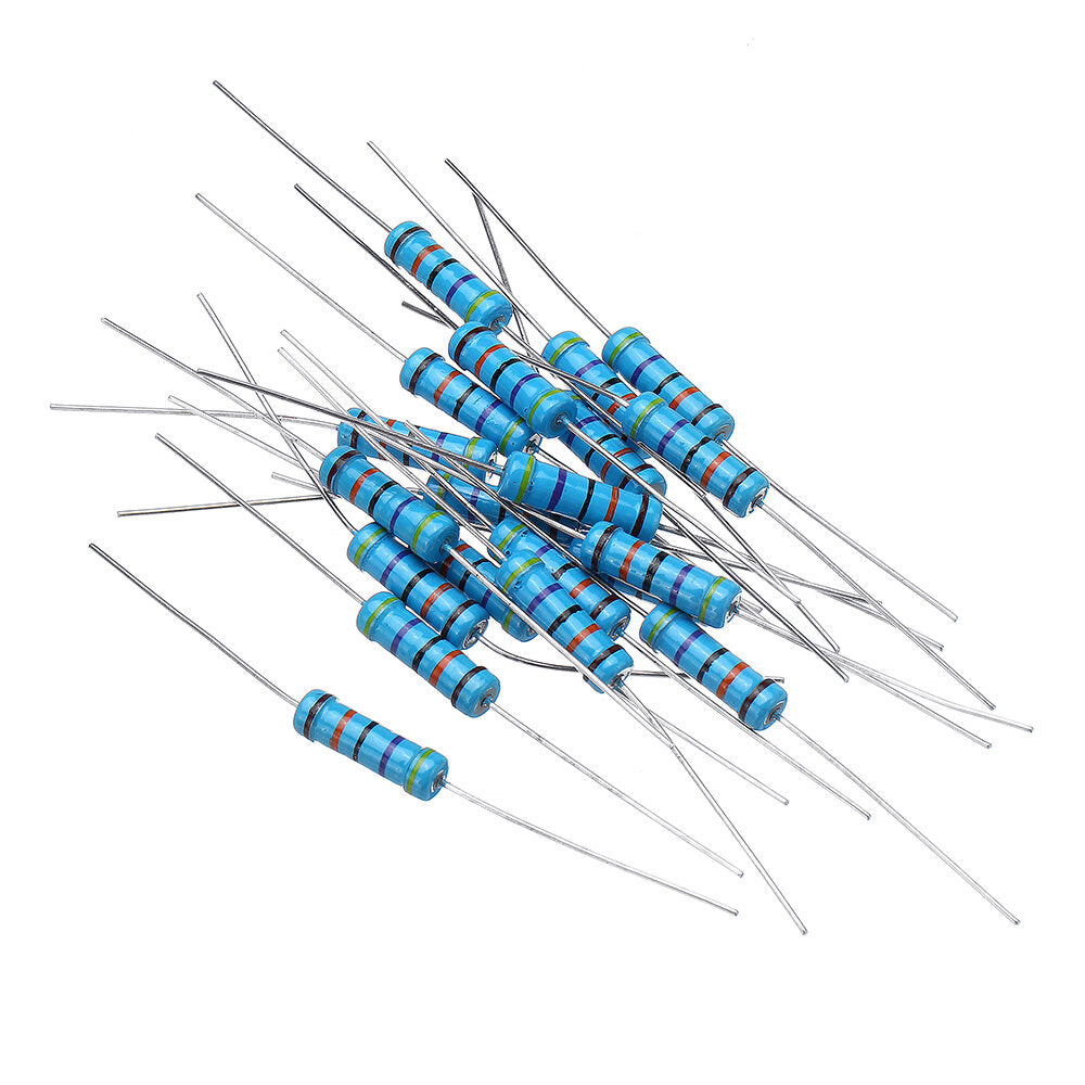 60pcs 2W Metal Film Resistor Resistance 1% 470K ohm Resistor