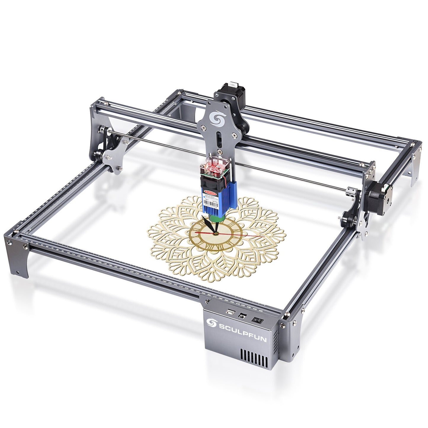 SCULPFUN S6 Pro Laser Engraving Machine Ultra-thin Focus Wood Acrylic Laser Cutter High Precision Large Carving Area DIY Desktop Laser Engraver Cutter