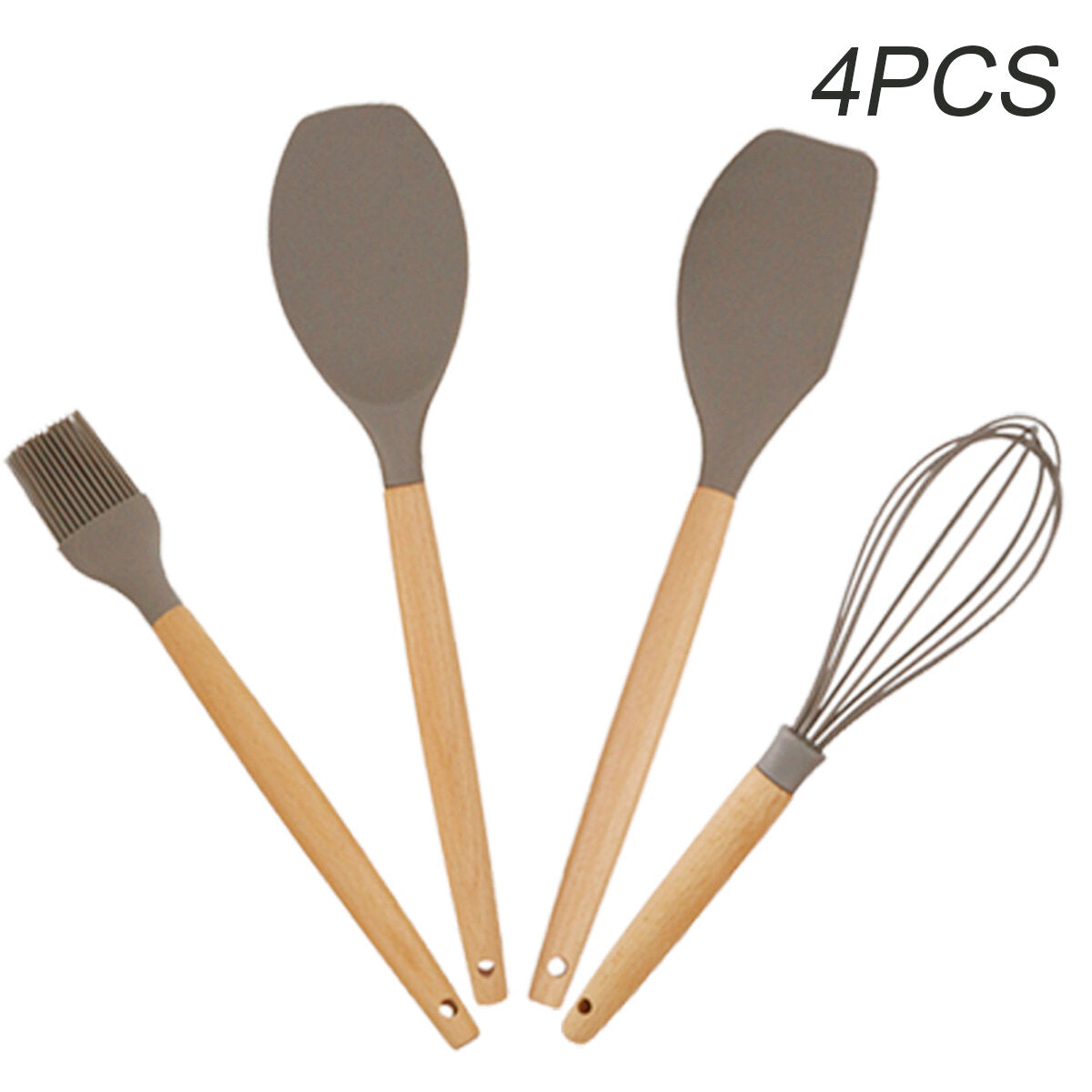 Kitchen Silicone Spatula Utensil Set Non-Stick for Cooking Kitchen Gadgets Tools