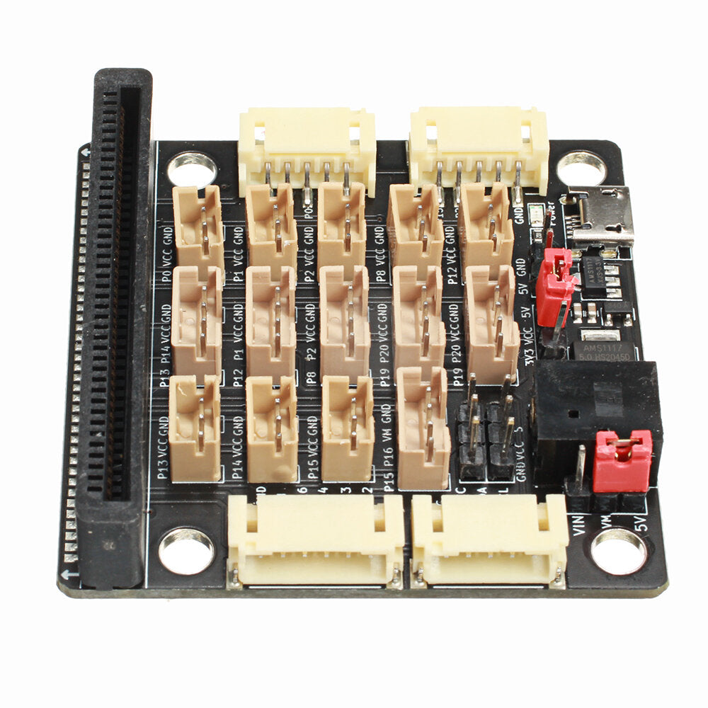 Emakefun DC5V Micro:bit V3.0 PH2.0 Sensor Expansion Board Micro USB Power Supply