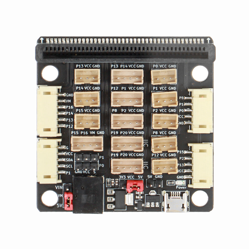 Emakefun DC5V Micro:bit V3.0 PH2.0 Sensor Expansion Board Micro USB Power Supply