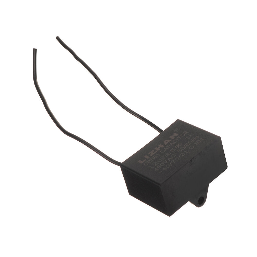 10pcs CBB61 450V 12uf Starting Capacitance AC Fan Capacitor CBB Motor Run Capacitor 450V 12F