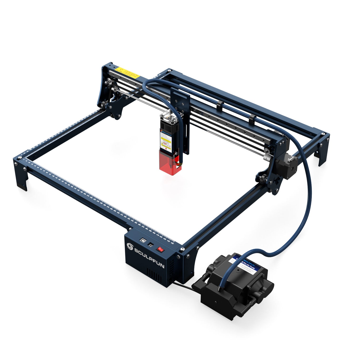 SCULPFUN S30 Pro 10W Laser Engraver Cutter Automatic Air-assist 0.06x0.08mm Laser Focus 32-bit Motherboard Replaceable Lens 410x400mm Engraving Area Support Expandable 935x905mm