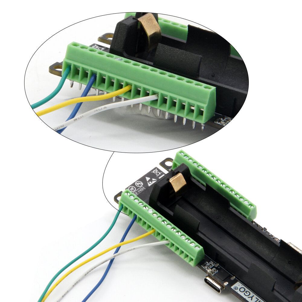 LILYGO 16PIN 2.54mm Terminal Screw Terminals Block Connector 150V 6A For T-SIM7000G T-A7670 For 24-12 AWG Cable